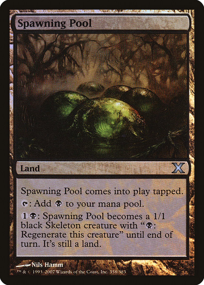 Spawning Pool (Premium Foil) [Tenth Edition] | L.A. Mood Comics and Games