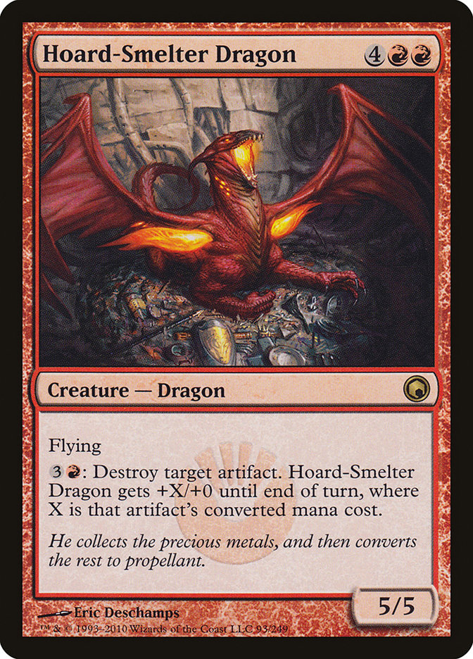 Hoard-Smelter Dragon [Scars of Mirrodin] | L.A. Mood Comics and Games