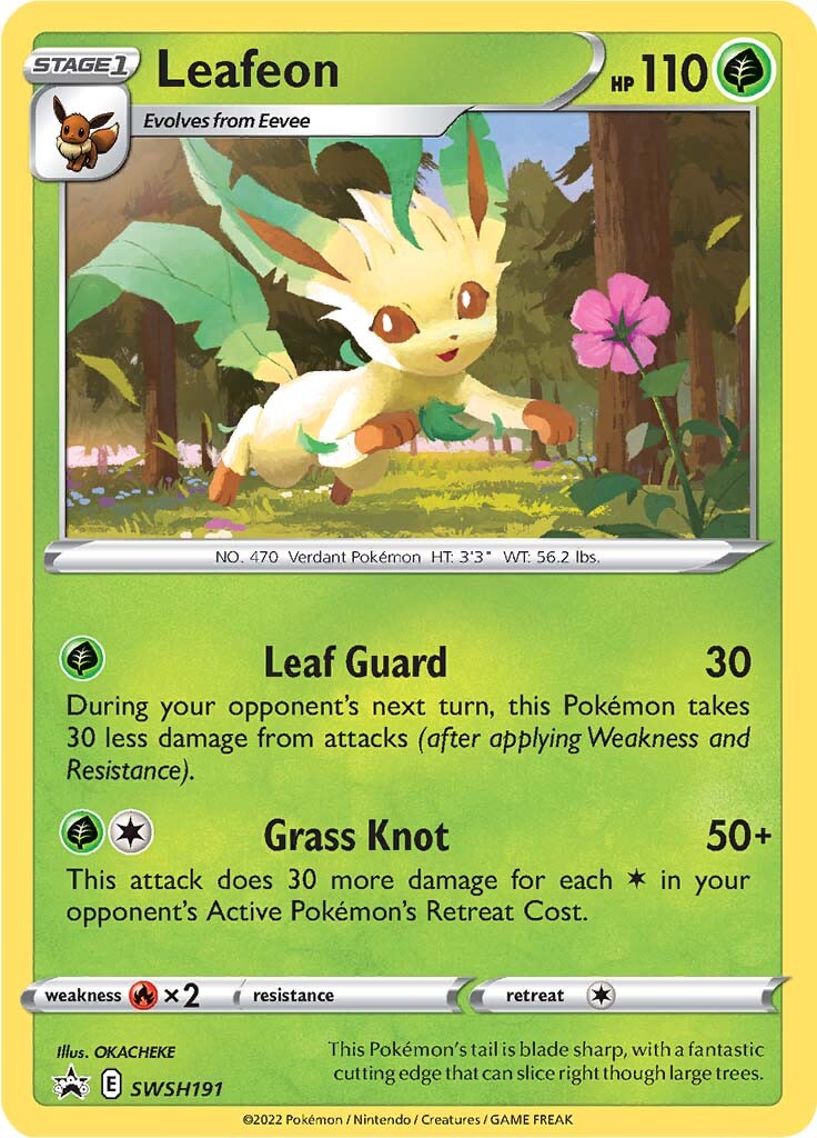 Leafeon (SWSH191) [Sword & Shield: Black Star Promos] | L.A. Mood Comics and Games