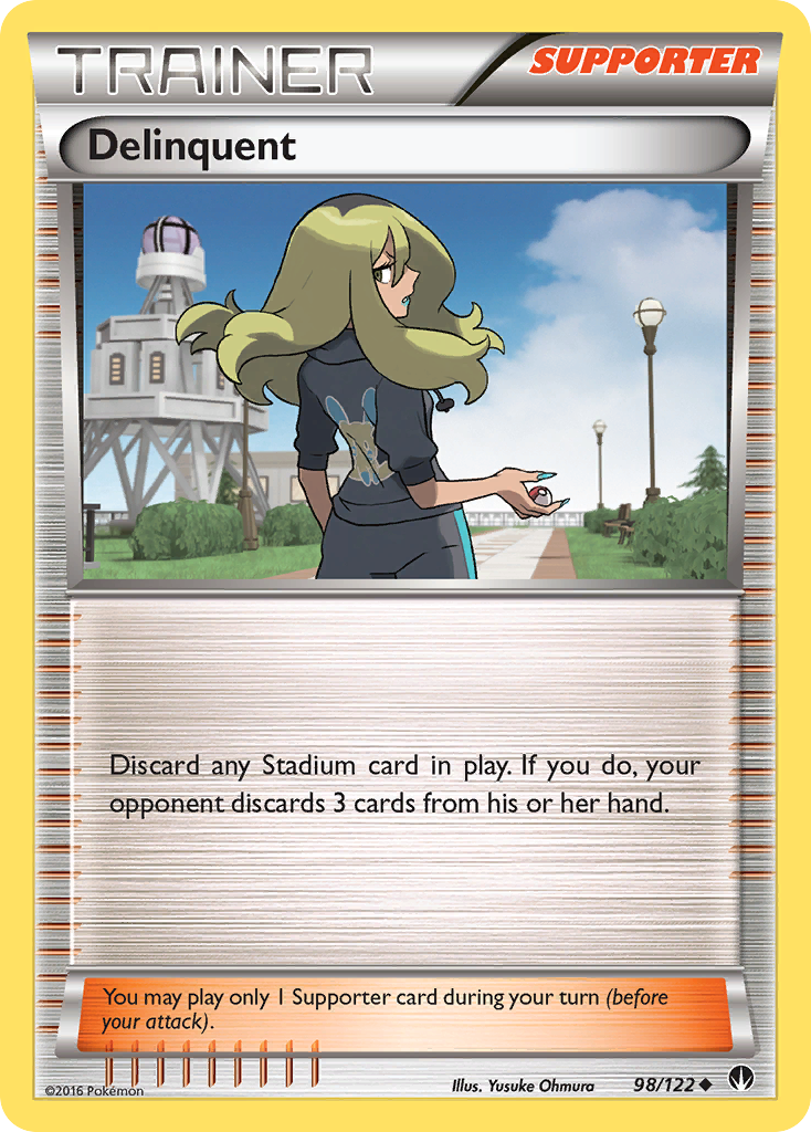 Delinquent (98/122) [XY: BREAKpoint] | L.A. Mood Comics and Games