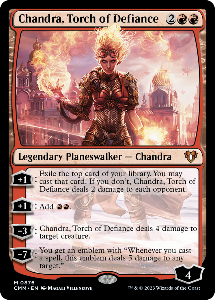 Chandra, Torch of Defiance [Commander Masters] | L.A. Mood Comics and Games