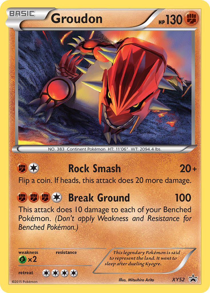 Groudon (XY52) [XY: Black Star Promos] | L.A. Mood Comics and Games