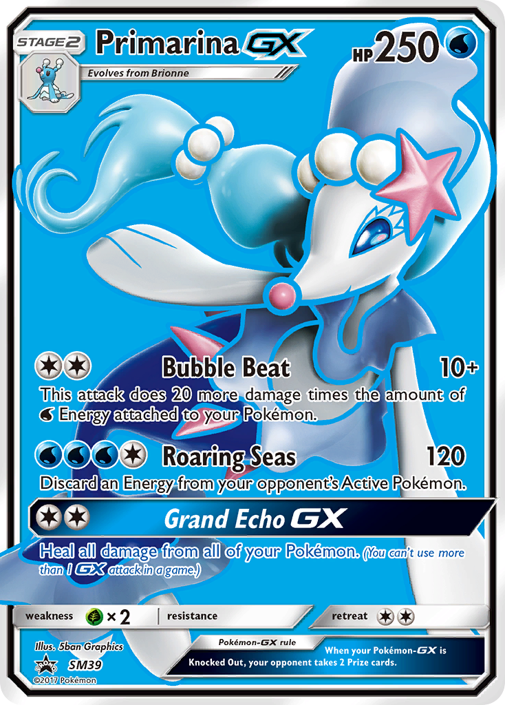 Primarina GX (SM39) [Sun & Moon: Black Star Promos] | L.A. Mood Comics and Games