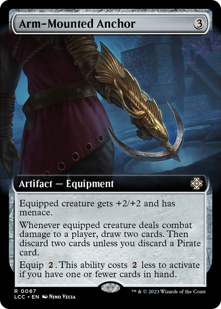 Arm-Mounted Anchor (Extended Art) [The Lost Caverns of Ixalan Commander] | L.A. Mood Comics and Games