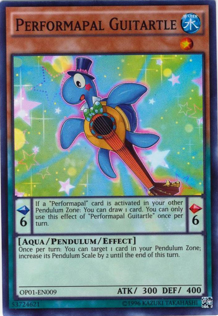 Performapal Guitartle [OP01-EN009] Super Rare | L.A. Mood Comics and Games