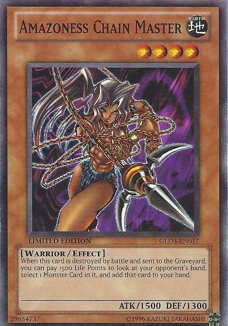 Amazoness Chain Master [GLD3-EN017] Common | L.A. Mood Comics and Games