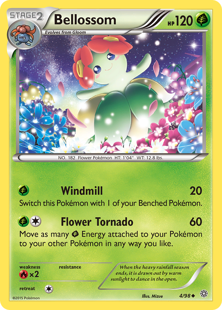 Bellossom (4/98) [XY: Ancient Origins] | L.A. Mood Comics and Games