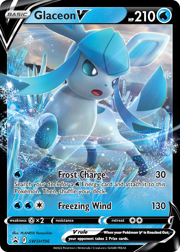 Glaceon V (SWSH196) [Sword & Shield: Black Star Promos] | L.A. Mood Comics and Games