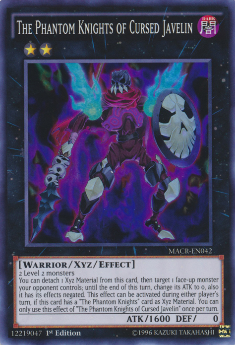 The Phantom Knights of Cursed Javelin [MACR-EN042] Super Rare | L.A. Mood Comics and Games