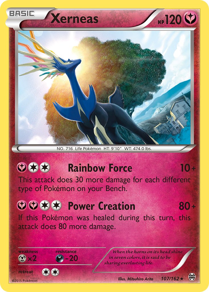 Xerneas (107/162) (Theme Deck Exclusive) [XY: BREAKthrough] | L.A. Mood Comics and Games