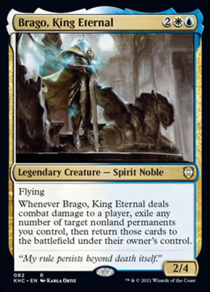 Brago, King Eternal [Kaldheim Commander] | L.A. Mood Comics and Games