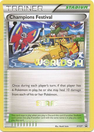 Champions Festival (XY27) (2014 Staff) [XY: Black Star Promos] | L.A. Mood Comics and Games