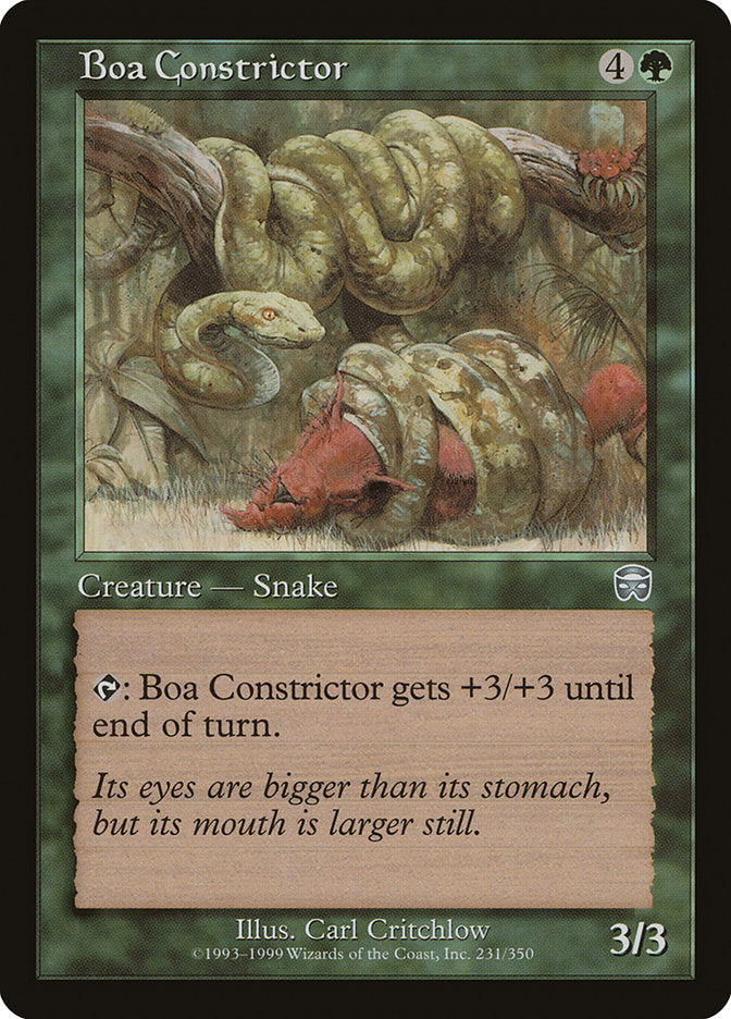 Boa Constrictor [Mercadian Masques] | L.A. Mood Comics and Games