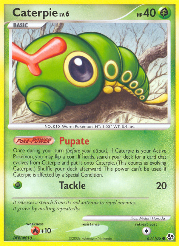 Caterpie (63/106) [Diamond & Pearl: Great Encounters] | L.A. Mood Comics and Games