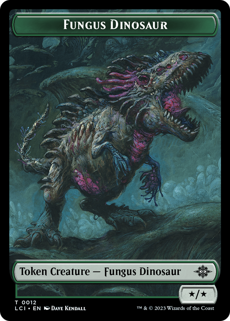 Fungus Dinosaur // Spirit Double-Sided Token [The Lost Caverns of Ixalan Tokens] | L.A. Mood Comics and Games