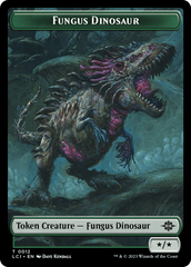 Fungus Dinosaur // Gnome Soldier Double-Sided Token [The Lost Caverns of Ixalan Tokens] | L.A. Mood Comics and Games