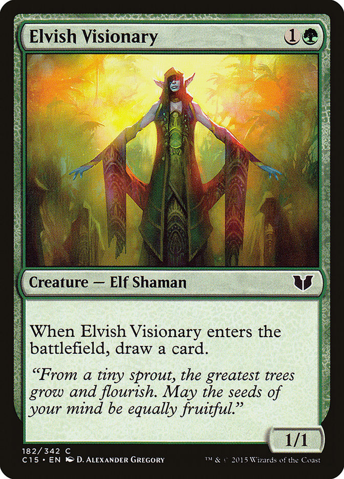 Elvish Visionary [Commander 2015] | L.A. Mood Comics and Games