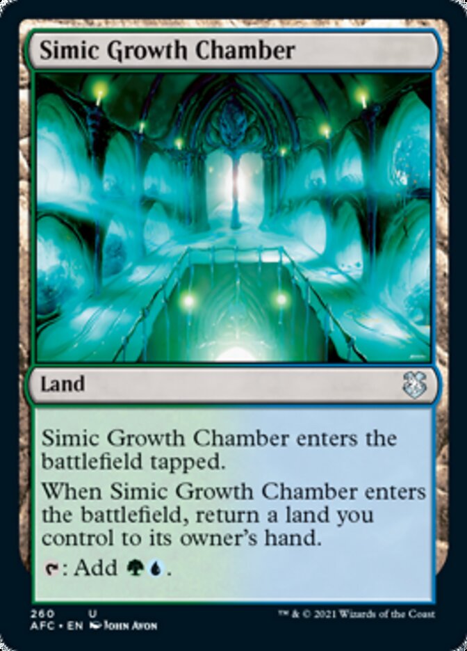 Simic Growth Chamber [Dungeons & Dragons: Adventures in the Forgotten Realms Commander] | L.A. Mood Comics and Games