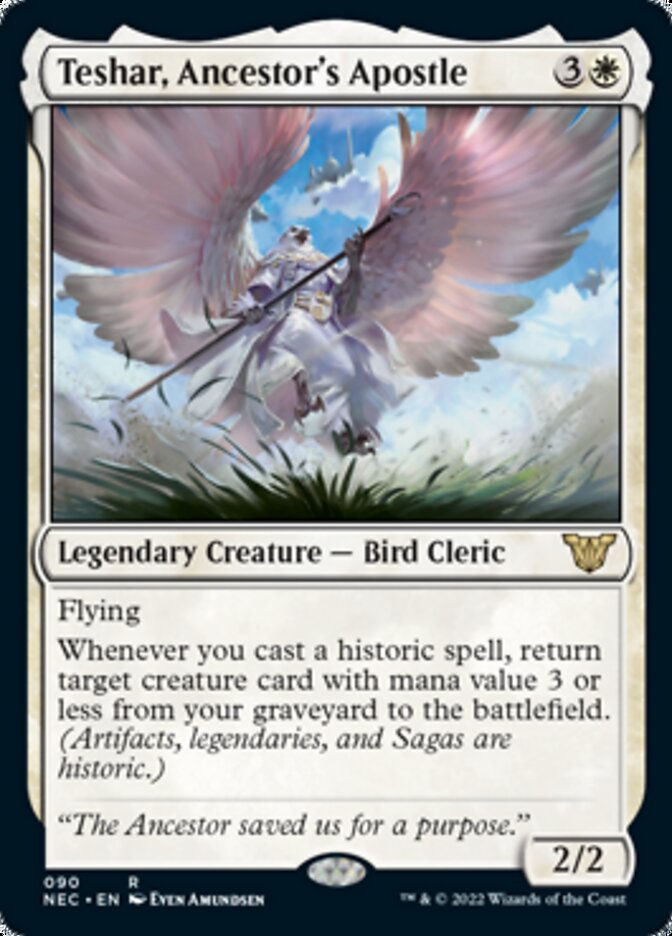 Teshar, Ancestor's Apostle [Kamigawa: Neon Dynasty Commander] | L.A. Mood Comics and Games