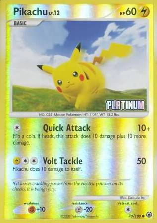 Pikachu (70/100) [Burger King Promos: 2009 Collection] | L.A. Mood Comics and Games