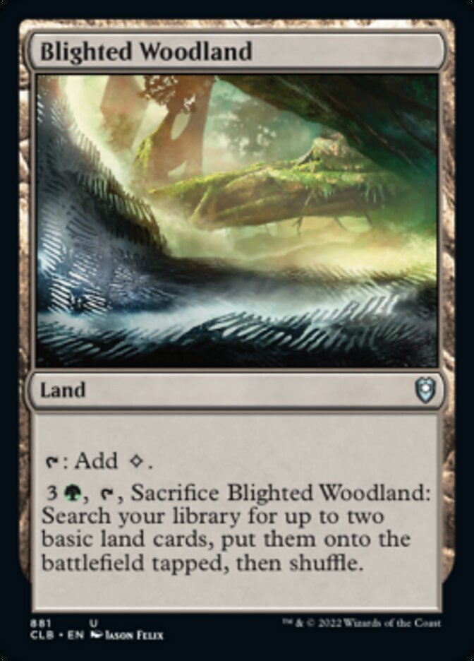 Blighted Woodland [Commander Legends: Battle for Baldur's Gate] | L.A. Mood Comics and Games