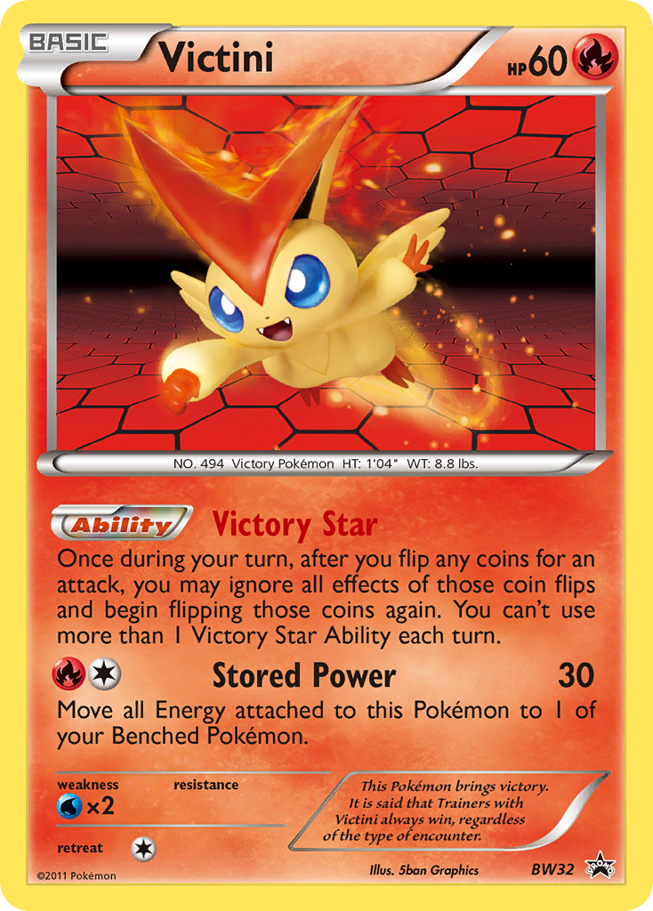 Victini (BW32) [Black & White: Black Star Promos] | L.A. Mood Comics and Games