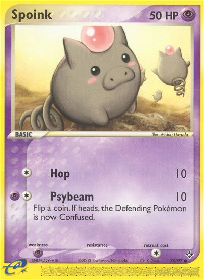 Spoink (74/97) [EX: Dragon] | L.A. Mood Comics and Games