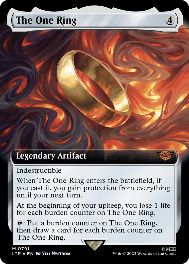 The One Ring (Extended Art) (Surge Foil) [The Lord of the Rings: Tales of Middle-Earth] | L.A. Mood Comics and Games