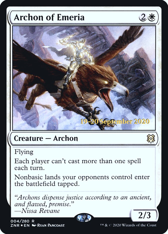 Archon of Emeria [Zendikar Rising Prerelease Promos] | L.A. Mood Comics and Games