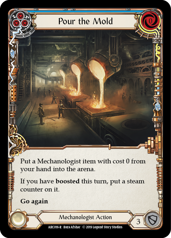 Pour the Mold (Blue) [ARC016-R] (Arcane Rising)  1st Edition Rainbow Foil | L.A. Mood Comics and Games