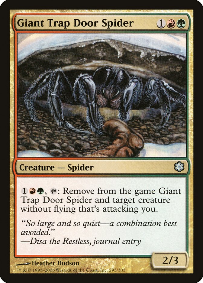 Giant Trap Door Spider [Coldsnap Theme Decks] | L.A. Mood Comics and Games