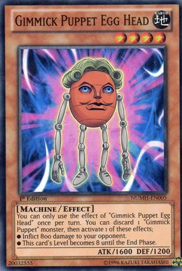 Gimmick Puppet Egg Head [NUMH-EN005] Super Rare | L.A. Mood Comics and Games