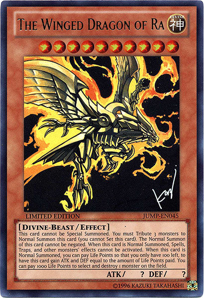The Winged Dragon of Ra [JUMP-EN045] Ultra Rare | L.A. Mood Comics and Games