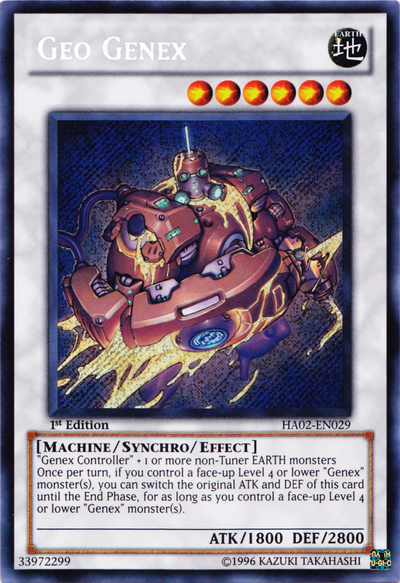 Geo Genex [HA02-EN029] Secret Rare | L.A. Mood Comics and Games