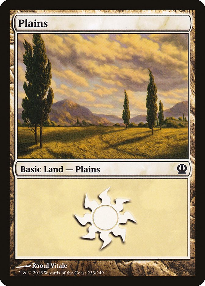 Plains (233) [Theros] | L.A. Mood Comics and Games