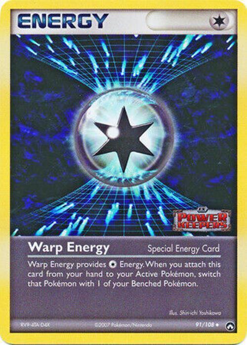 Warp Energy (91/108) (Stamped) [EX: Power Keepers] | L.A. Mood Comics and Games