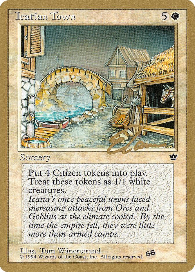 Icatian Town (Eric Tam) (SB) [Pro Tour Collector Set] | L.A. Mood Comics and Games