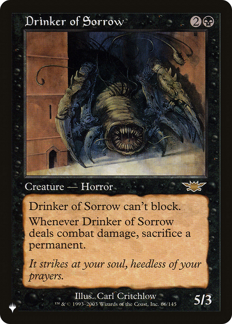 Drinker of Sorrow [The List] | L.A. Mood Comics and Games