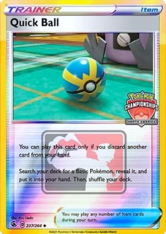 Quick Ball (237/264) (North America Championships Promo) [Sword & Shield: Fusion Strike] | L.A. Mood Comics and Games