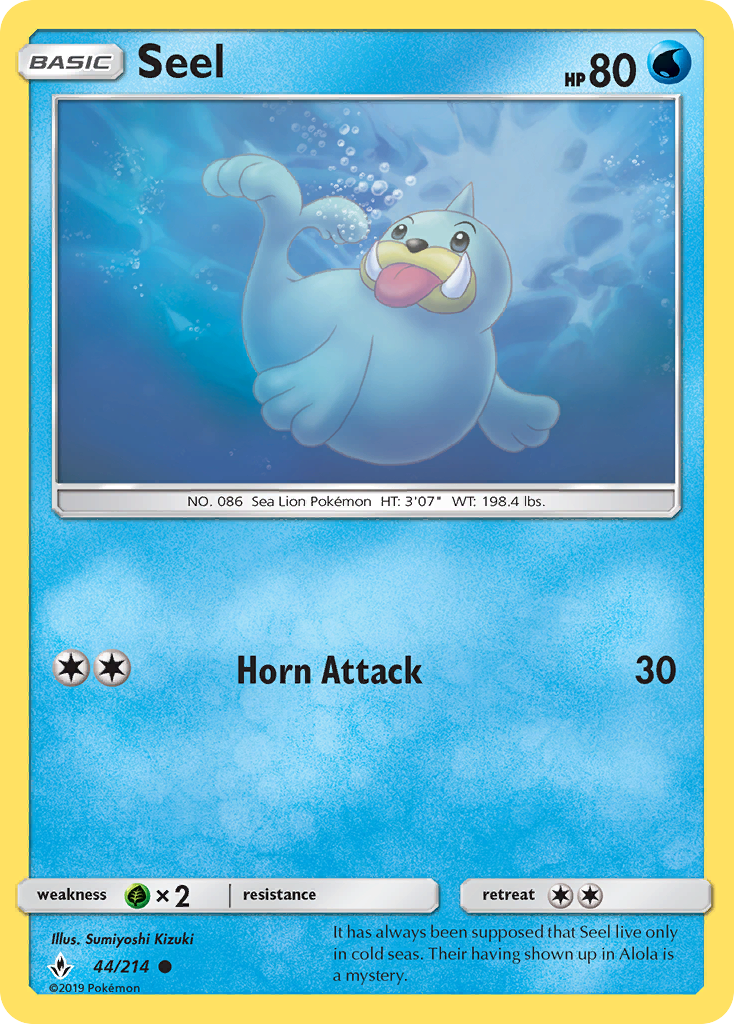 Seel (44/214) [Sun & Moon: Unbroken Bonds] | L.A. Mood Comics and Games
