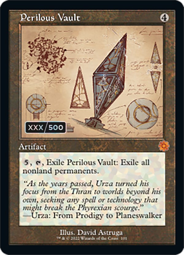 Perilous Vault (Retro Schematic) (Serialized) [The Brothers' War Retro Artifacts] | L.A. Mood Comics and Games