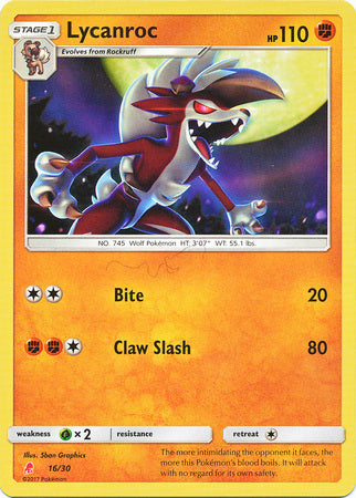 Lycanroc (16/30) [Sun & Moon: Trainer Kit - Lycanroc] | L.A. Mood Comics and Games