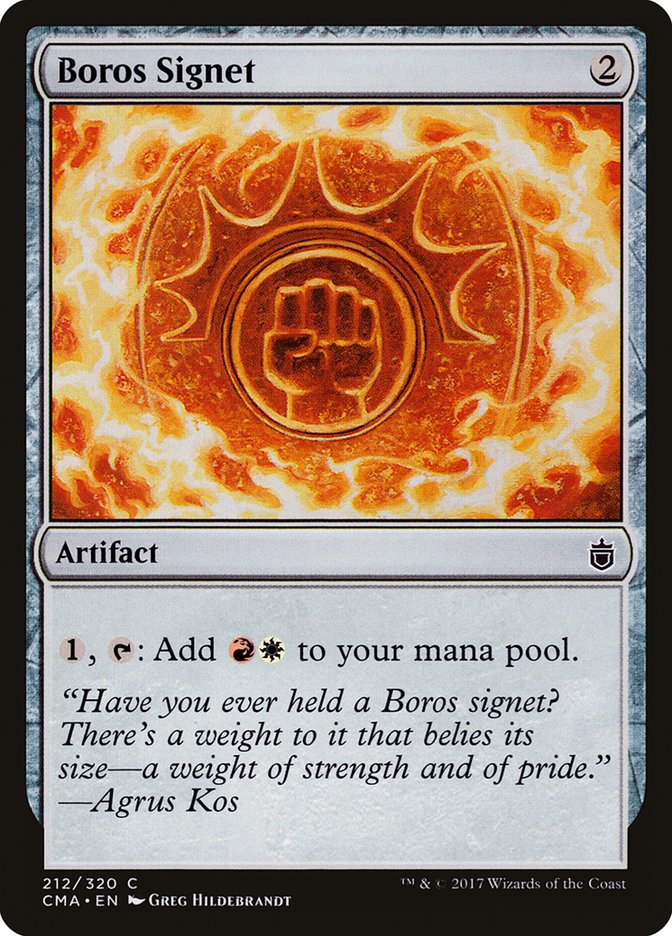 Boros Signet [Commander Anthology] | L.A. Mood Comics and Games