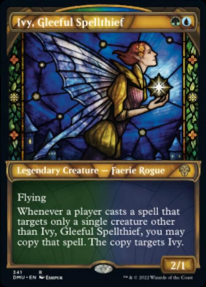 Ivy, Gleeful Spellthief (Showcase Textured) [Dominaria United] | L.A. Mood Comics and Games