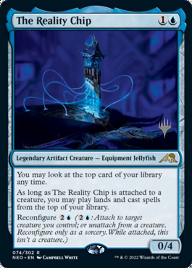 The Reality Chip (Promo Pack) [Kamigawa: Neon Dynasty Promos] | L.A. Mood Comics and Games