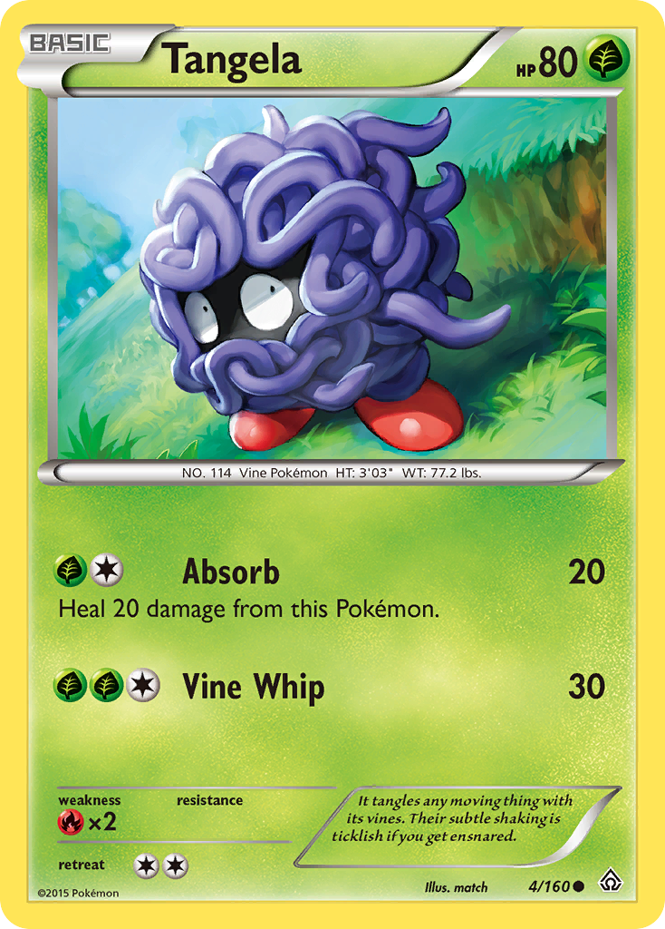 Tangela (4/160) [XY: Primal Clash] | L.A. Mood Comics and Games