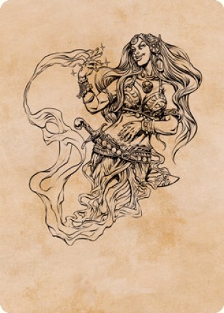 Djinni Windseer (Showcase) Art Card [Dungeons & Dragons: Adventures in the Forgotten Realms Art Series] | L.A. Mood Comics and Games