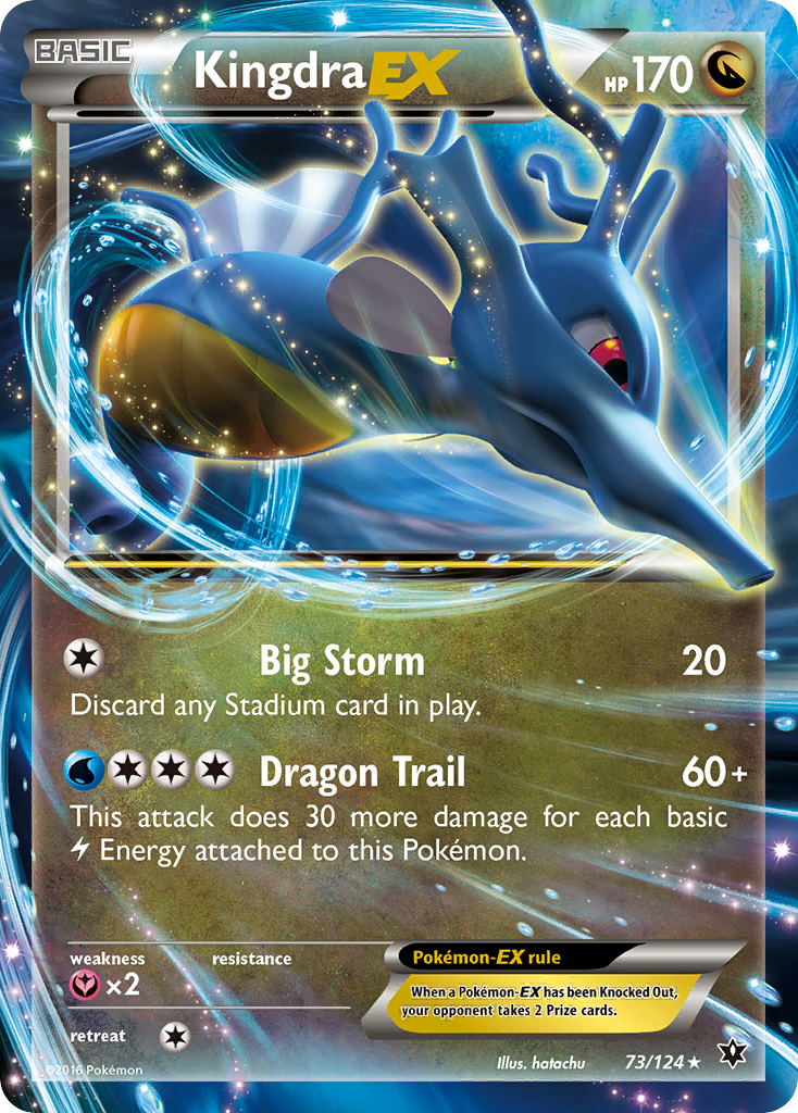 Kingdra EX (73/124) [XY: Fates Collide] | L.A. Mood Comics and Games