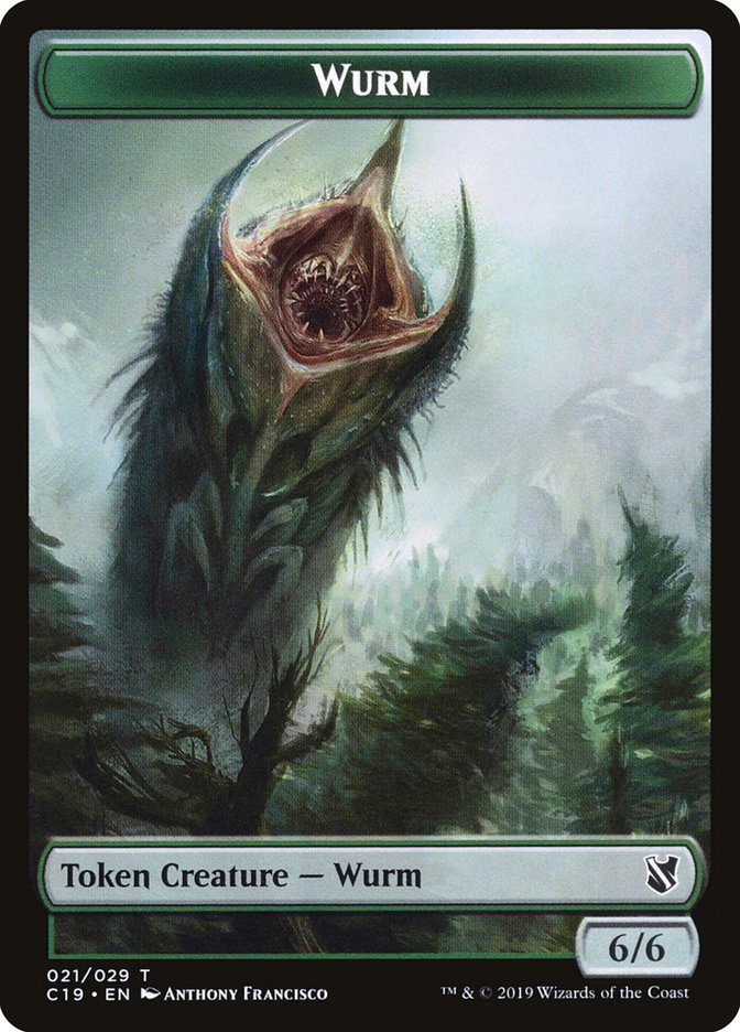 Wurm Token [Commander 2019 Tokens] | L.A. Mood Comics and Games