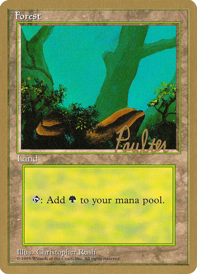 Forest (pp378) (Preston Poulter) [Pro Tour Collector Set] | L.A. Mood Comics and Games